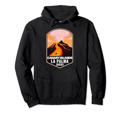 La Palma Canary Islands Mountain Volcanes Hombres Mujeres Niños Sudadera con Capucha | Ya disponible en tu tienda friki favorita! En mundofriki.es!
