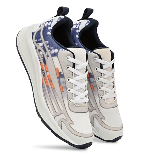 Image of Birde Men's Sports Shoes | Lightweight Running Shoes for Men | Breathable Walking Shoes with Cushioned EVA Sole | Comfortable Gym Sneakers