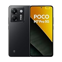 POCO M7 Pro 5G Smartphone, 12+512GB, Fotocamera Sony 50MP con OIS, batteria 5110mAh, ricarica turbo da 45W, display AMOLED 120Hz con protezione occhi, Nero (Adattatore di alimentazione non incluso)