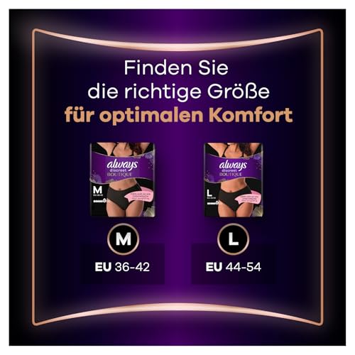 Always Discreet Boutique Inkontinenz Pants Gr. M 27 Höschen (Sparpackung 3x9 Stück) für Damen