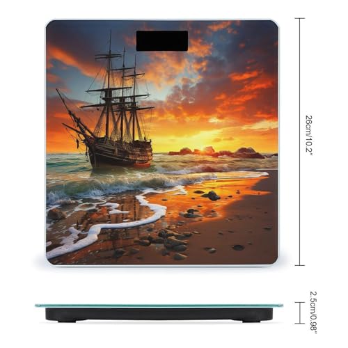 Báscula Digital de Baño Capacidad 400 lb Pantalla LCD miniatura 2