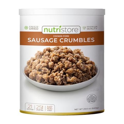 Nutristore Freeze Dried Sausage Cover