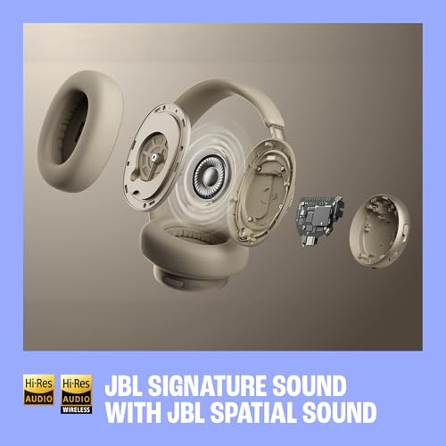 Image of JBL Live 780NC - Wireless Over-Ear True Adaptive Noise Cancelling Headphones, JBL Signature Sound with Hi-Res Audio, 2-mic Perfect Calls 2.0 with AI-Trained Algorithm, & Personi-Fi 3.0 (Green)