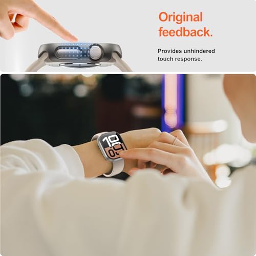 Image of 2 Pack Case with Tempered Glass Screen Protector for Apple Watch Series 3 /2 /1 38mm,JZK Slim Guard Bumper Full Coverage Hard PC Protective Cover HD Ultra-Thin Cover for iWatch 38mm,Titanium