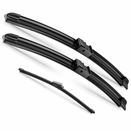 JARHOT 26+20 Windshield Wipers with 13 Inch Rear Wiper Blade Replacement for BMW X3 2011-2017 Original Factory Quality-J Hook Wipers(Pack of 3)
