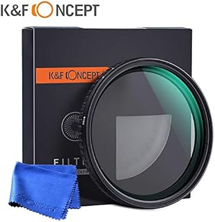K&F Concept 62mm Fader ND Filter Neutral Density Variable ND2 to ND32 ND2-ND32