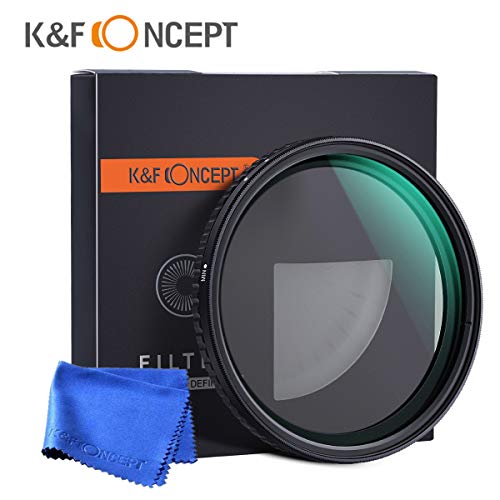 K&F Concept 62mm Fader ND Filter Neutral Density Variable ND2 to ND32 ND2-ND32