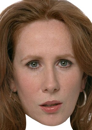 FoxyPrinting Catherine Tate Celebrity Face Party Face Fancy Dress