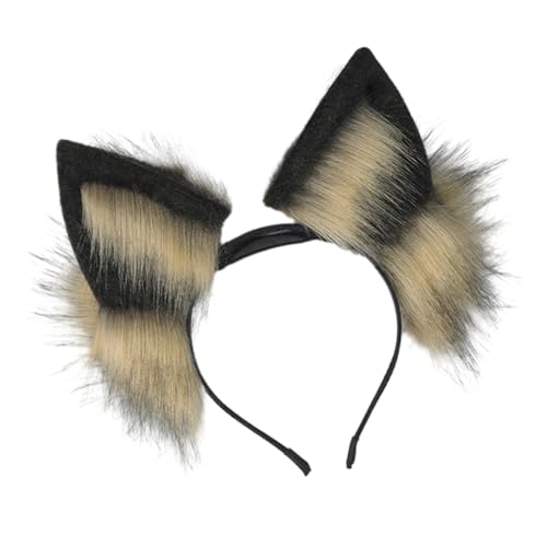 Diadema de orejas de gato eléctrica para cosplay de anime y fiestas de Halloween