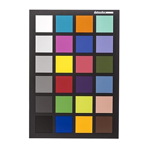 Datacolor SpyderCheckr24: 24 Colour Patch and Grey Card for camera calibration Cover