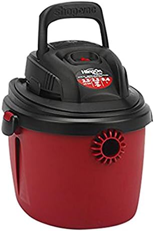 Shop-Vac 2036000 2.5-Gallon 2.5 Peak HP Wet Dry Vacuum, Small, Red/Black