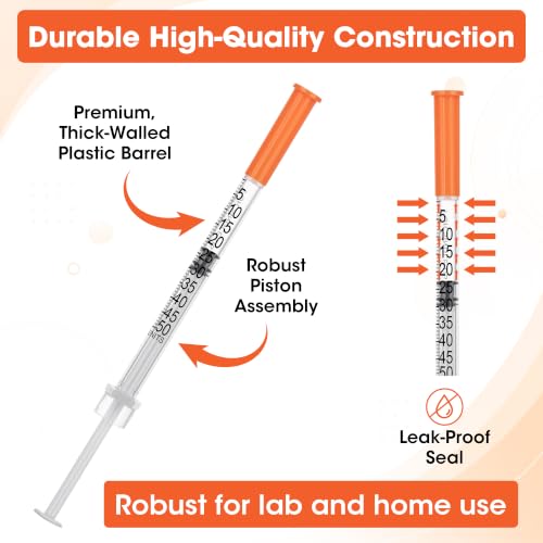 Image of Plastic Industrial Measuring Tools, Individually Packed (20 PACK, 0.5ml 30 Gauge 3 /10 inch)
