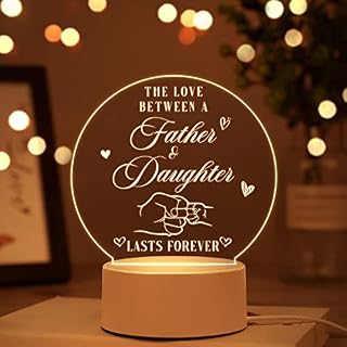 Vetbuosa Husband Gifts, Husband Gifts from Wife, Acrylic Night Light Marriage Gifts for Him, Romantic Lamp Birthday Gifts for Husband Engagement Gifts Anniversary Wedding Gifts for Husband