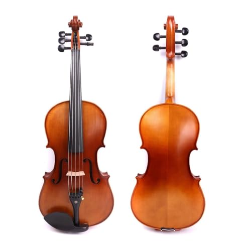 ModouString Viola Kit, 16 inch Acoustic viola, Maple Wood, Ebony Fittings with Bow,case for Adults, Beginners, Students (5 string)