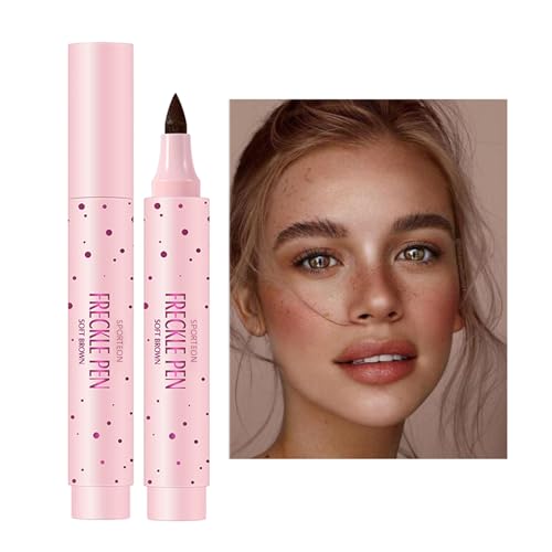 Freckle Pen, Bolígrafo Maquillaje, Lápiz de maquillaje para pecas, Bolígrafo de Maquillaje para Pecas Realistas Naturales, Impermeable y Duradera, Mágico Pecas (01)