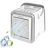 【Portátil】: este ventilador personal mide solo 2,5 cm, portátil y ligero, muy fácil y cómodo de transportar, perfecto para el hogar, la oficina, viajes, no requiere enchufe fijo. Puedes utilizar USB para conectar un ordenador, una batería externa, etc. Es muy fácil y cómodo de llevar, perfecto para el hogar, la oficina o viajes.