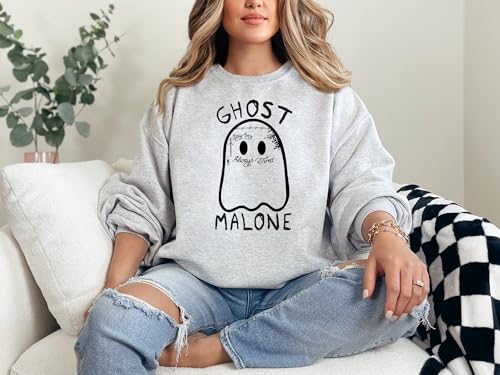 Ghost Malone Hallowen Shirt Cute Ghost T-Shirt Stay Spooky Halloween 2024 Stay Spooky Tshirt3