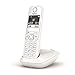Gigaset AS690 Telefono Portatile Cordless con Vivavoce Alta Qualità, Tastiera Illuminata ed Ampio Display, Black List, Lista Chiamate Fatte, Ricevute e Perse, Bianco [Versione Italiana]