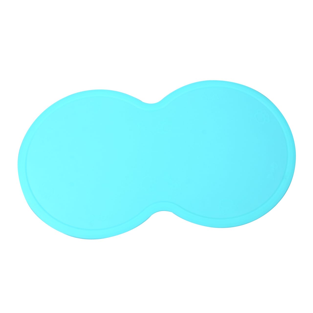 Yardwe Dog Placemat -Slip Silicone Waterproof Pet Food Mat Heat Insulated for Cats Dogs