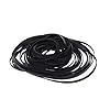 VvXx Lot de 50 courroies universelles en caoutchouc pour enregistreurs, walkman, lecteur CD/DVD Noir 40-135 mm