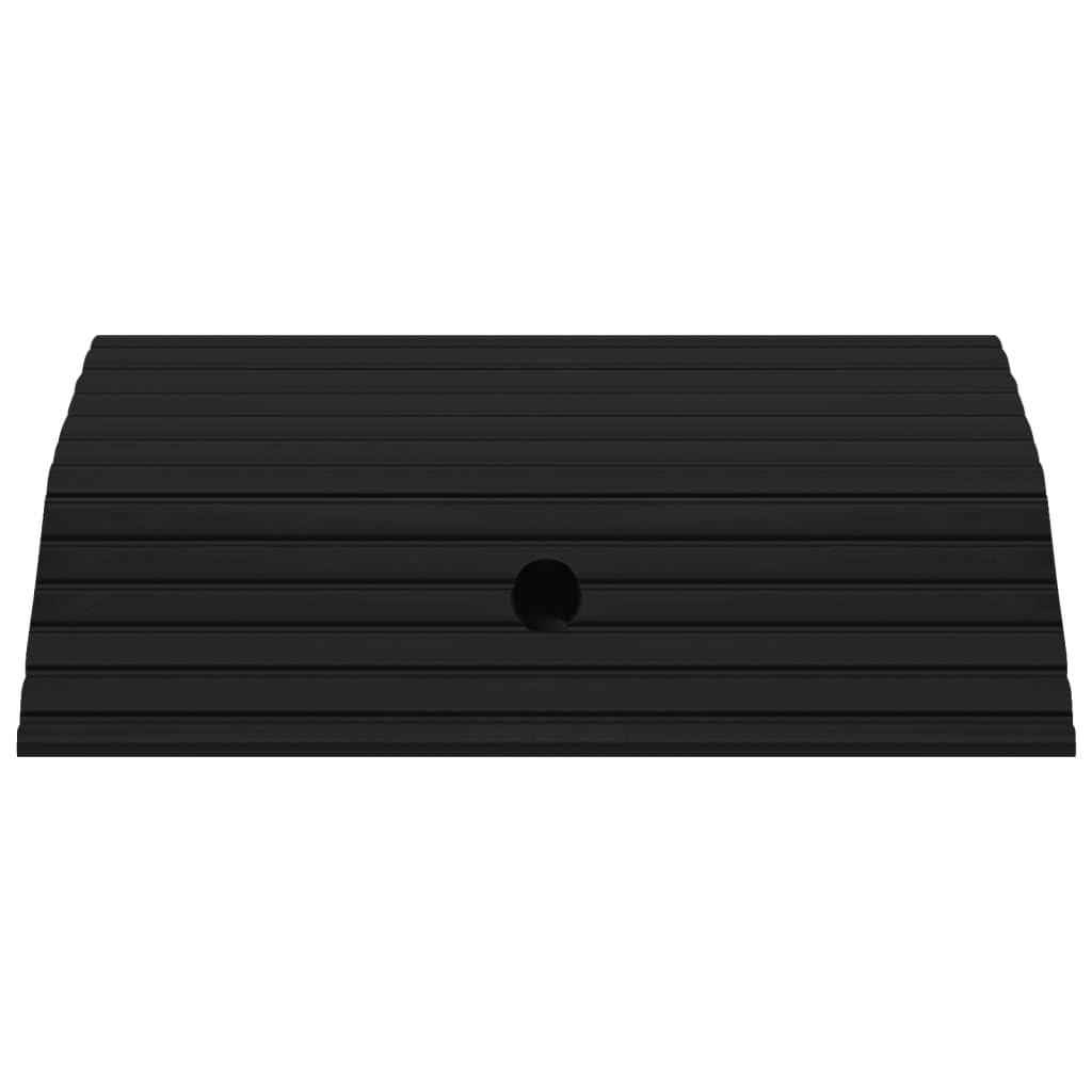 vidaXL 3x Rampa de Umbral Puente Carretera Puerta Acera Sillas de Ruedas Andador Coche Scooter Carritos Antideslizante Desmontable Goma 49x40x8 cm