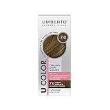 UMBERTO U COLOR ITALIAN DEMI COLOR KIT-7.0 LIGHT BROWN