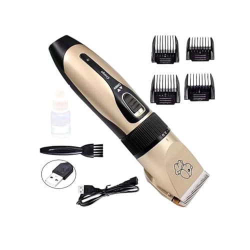Máquina Cortar Aparador Para Tosar Pets Cachorros E Gatos Sem Fio Recarregável Elétrica Para Todos T