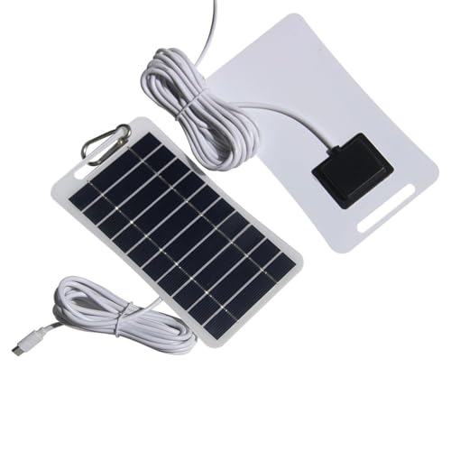 Cargador solar de 5V para timbre Ring con soporte ajustable de 360° 7