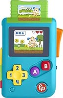 Fisher-Price Lil' Gamer Learning Toy, Pretend Handheld Video Game With Music and Lights for Babies and Toddlers