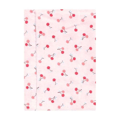 Image of Luvable Friends Hudson Baby Flannel Burp Cloths 7pk, Sweet Cherries