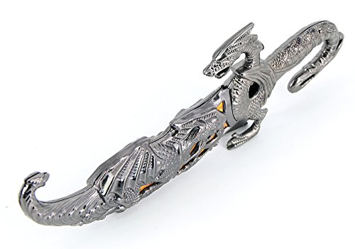 Vulcan Gear 10" Fantasy Dragon Dagger Blade Knife Sword - Choose Your Color (Gold)