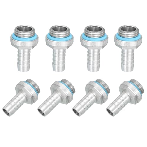 Raccord G1/4 anti-fuite avec embout cannelé 8 mm pour watercooling PC stable
