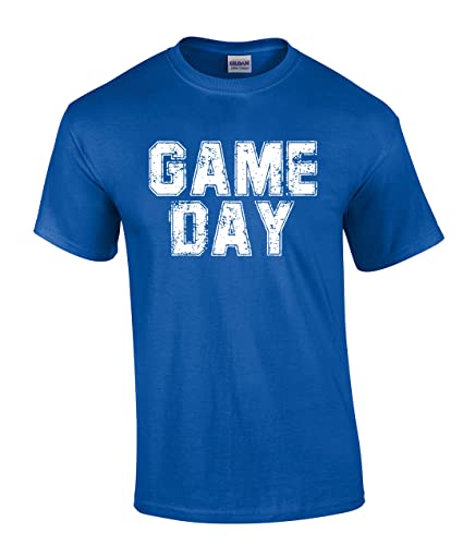 Kentucky Tshirt Football Team Color Blue and White Kentucky Game Day Shirt Wildcat Mens Short Sleeve T-Shirt Graphic Tee-Royal Blue-4xl