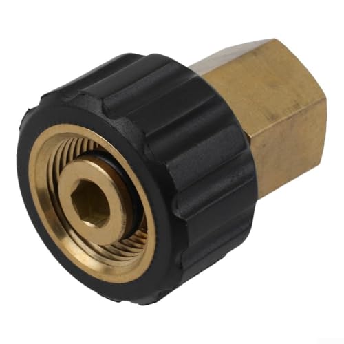 Springwillfly Connecteur de tuyau, adaptateur à dégagement rapide M22 14 mm pour nettoyeur haute pression Karcher K2/K3/K4/K5/K6/K7, (M22 x 1/4 IT)