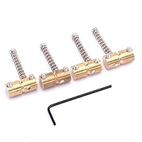 Algopix Similar Product 5 - Musiclily Pro 57mm Brass Bridge Saddle