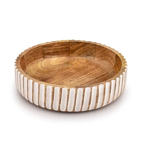 Kimona Wood Fruit Bowl