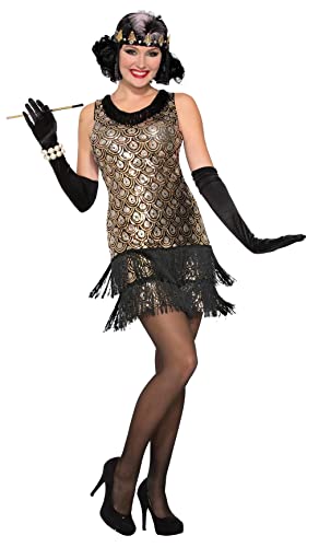 Forum Women's Roaring 20's Flapper Costume, Multicolor, Medium/Large