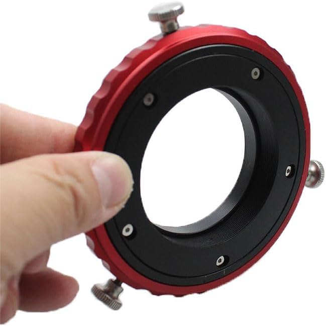 M42 CAA 360 Degree Rotator Adjuster Modular Three-in-one High Precision Aluminum Alloy for Astronomy Telescope