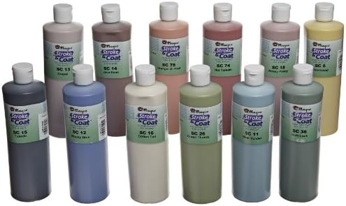 Mayco Stroke & Coat Wonderglaze Glaze Set A, Assorted Colors, Set of 12 Pints - SCKT1P