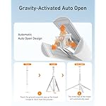 TELESIN 70" Phone Tripod Stand, Gravity-Activated Auto-Open Selfie Stick, Extendable Cell Phone Stand with Magnetic Bluetooth Remote, 360° Adjustable Travel Phone Tripod for iPhone/Android - Image 2