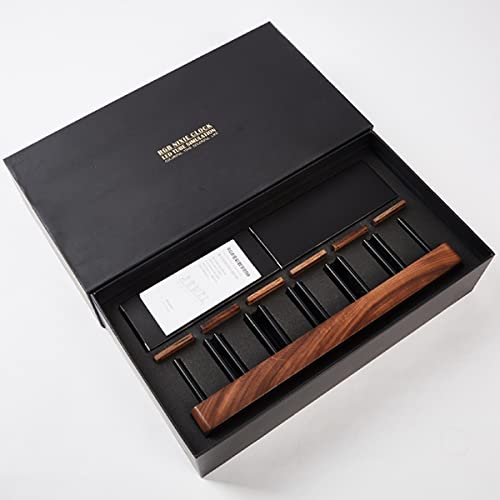 Nixie Tube Clock Digital Alarm Clock, Walnut Rgb Desk Clock For Bedroom,Diy Led Imitation Nixie Tube Clock (8.5 X2.36 X2.95 Inch - A Retro Gift To Decorate Your Desk #TOP7