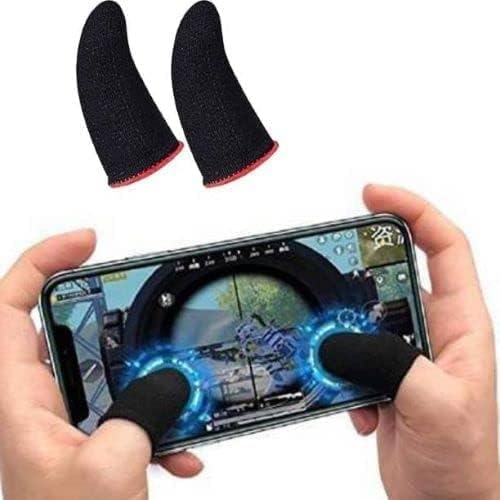 VASU TRADERS GYC PUBG Finger Sleeve Thumb Grip Sweat-proof Smooth & Responsive Touch for iOS;Mac;Android (2 Fingers Sleeve-1 Pair)