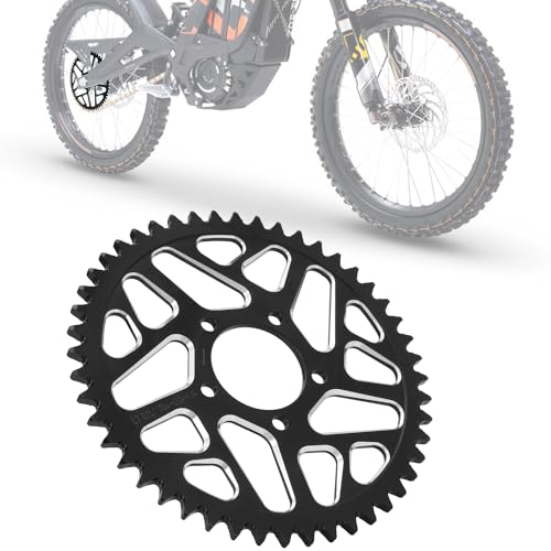 Image of 48T Sprocket CNC for Surron LBX Talaria Eride Pro SS 2.0 3.0 Rawrr Mantis, Electric Dirt Bike Chain Sprocket for Talaria Sting MX3 R MX4 Talaria XXX X3 E-Ride Pro SR S Sur Ron Black