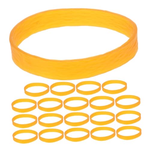 POPETPOP 20pcs Snowboard Brake Retainer Straps Rubber Ski Binding Brake Bands for Secure Snowboard Fastening Easy Installation Sports Accessory