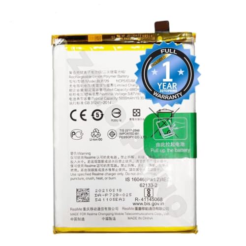 Image of Original BLP729 Battery for Realme 5i /5S RMX2030 / C3 / RMX2027 /C11 / Battery with 1 Year Warranty**** (B124)