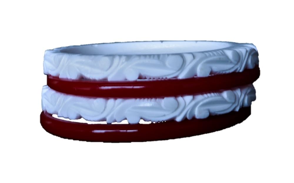 Original Shakha Pola Bangles | Size- 2.6| Bengali bangles for Married Women Pack of 4 (B0DCNRP3QP) Amazon Price History, Amazon Price Tracker