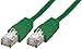 Pro Signal RJ45 to RJ45 Cat5e S/FTP Ethernet Patch Lead 0.5m Green