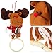Healeved Christmas Towel Ring Holder Plastic Hanging Towel Storage Tool Bathroom Wall-Mounted for Holiday Decoration
