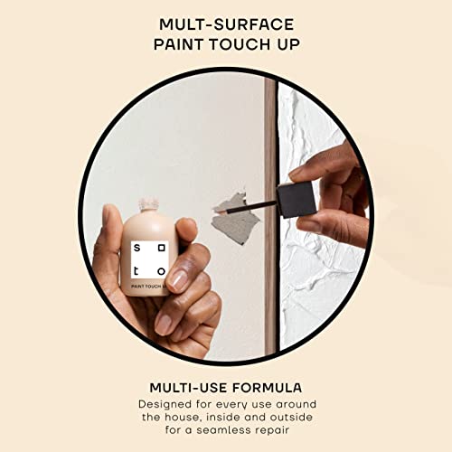 Soto Original Multi-Surface Paint Touch Up, Matte Finish, 1.5 Ounces (No. 04 White Haze) #TOP1