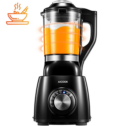 Aicook Cold & Hot Cook Hot Soups, Sauces and Dips Blender with 1400